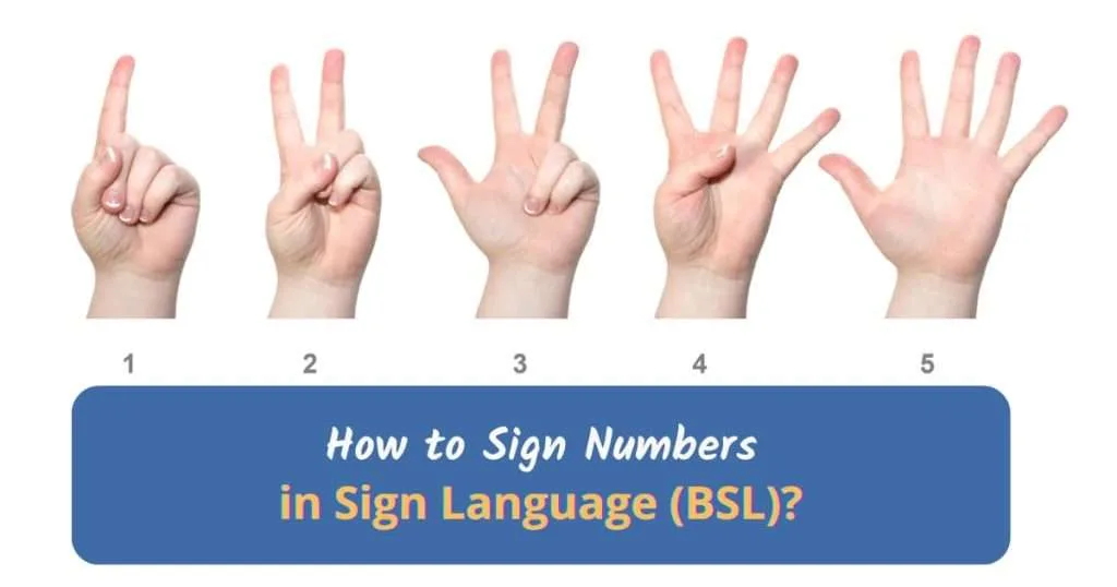 numbers in sign language uk