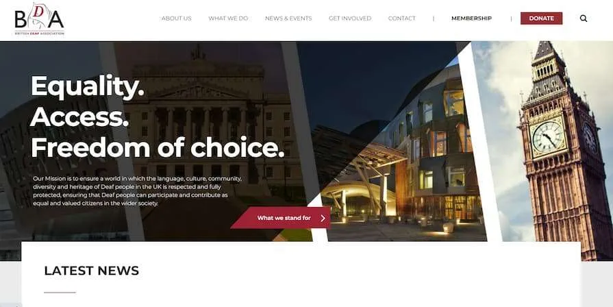 bda homepage