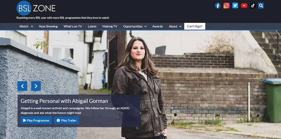 bsl zone homepage