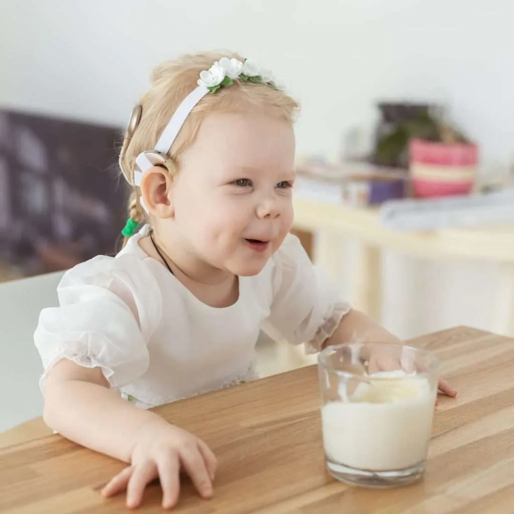 deaf child smiling