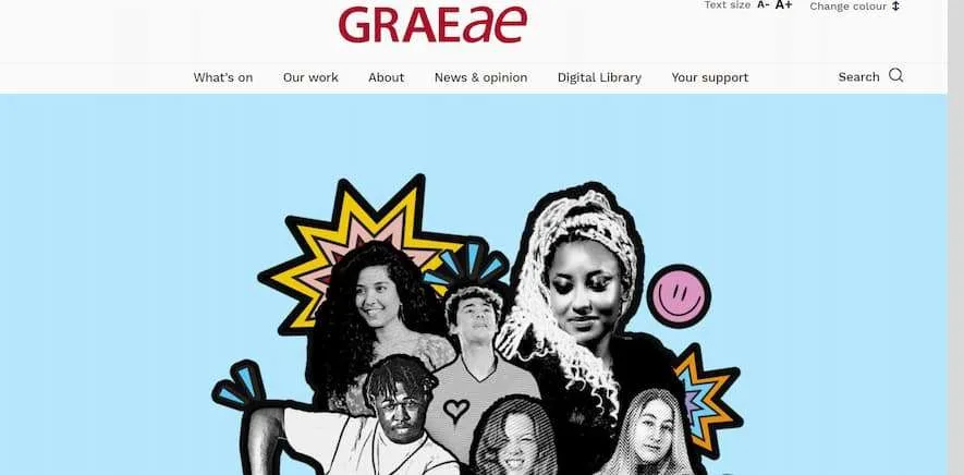graeae theatre homepage