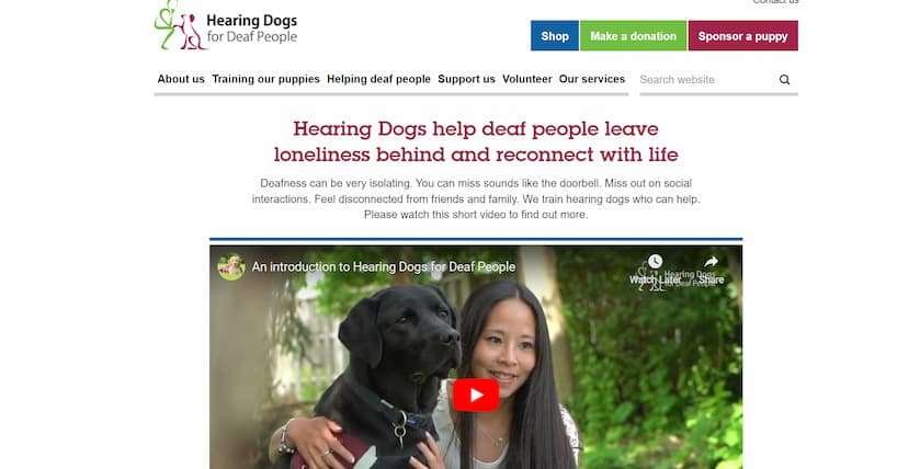hearing dogs for the deaf