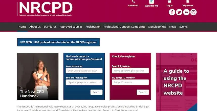 nrcpd homepage