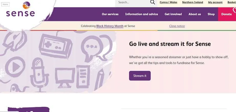 sense homepage